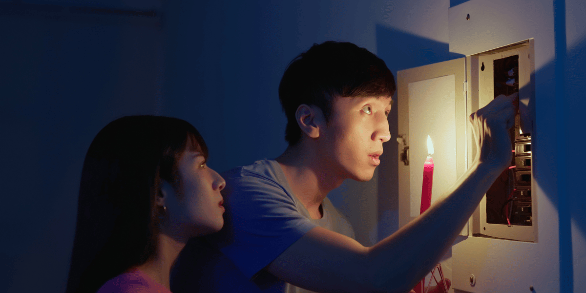 災害備え - 停電時のポータブル電源使用